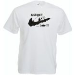 Humor Just Do It ... Late férfi rövid ujjú póló
