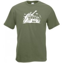 Katonai eszközök férfi póló