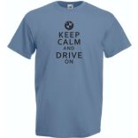 Keep Calm Styled BMW auto fan férfi rövid ujjú póló