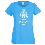 Keep Calm Styled Honda autó fan női rövid ujjú póló