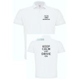 Keep Calm Styled auto fan Honda galléros férfi póló