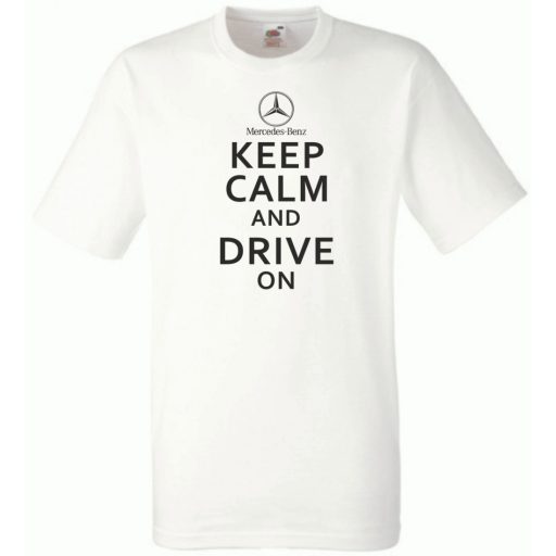 Keep Calm Styled auto fan férfi rövid ujjú póló
