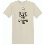 Keep Calm Styled auto fan férfi rövid ujjú póló