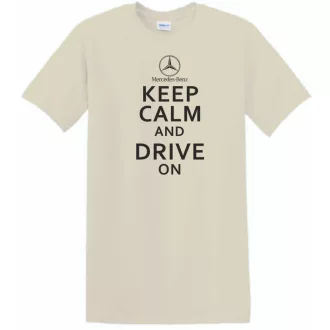 Keep Calm Styled auto fan férfi rövid ujjú póló