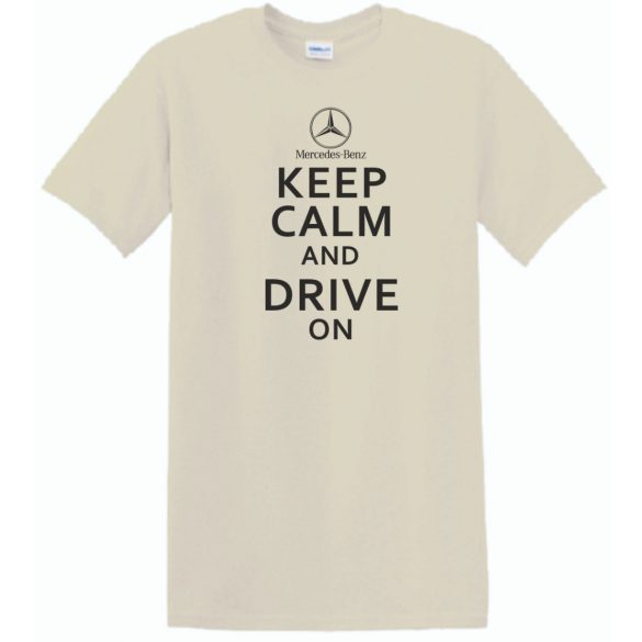 Keep Calm Styled auto fan férfi rövid ujjú póló
