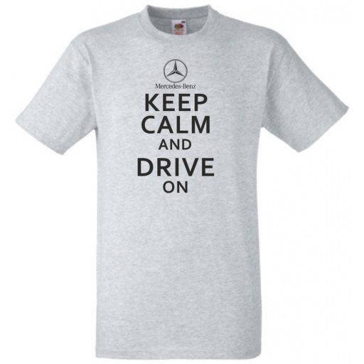 Keep Calm Styled auto fan férfi rövid ujjú póló