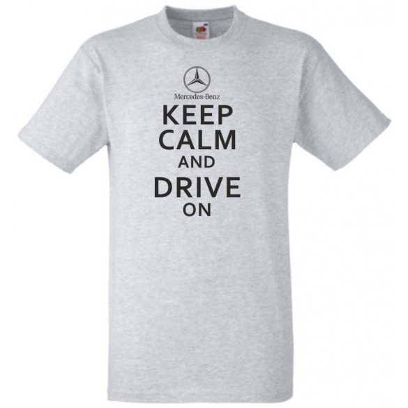Keep Calm Styled auto fan férfi rövid ujjú póló