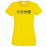 Bad Good Great Perfect Volkswagen női rövid ujjú póló