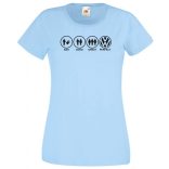 Bad Good Great Perfect Volkswagen női rövid ujjú póló