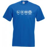 Bad Good Great Perfect Volkswagen férfi rövid ujjú póló