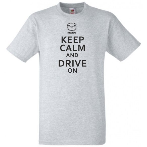 Keep Calm Styled auto fan férfi rövid ujjú póló