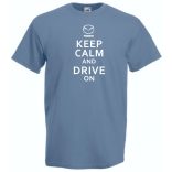 Keep Calm Styled auto fan férfi rövid ujjú póló