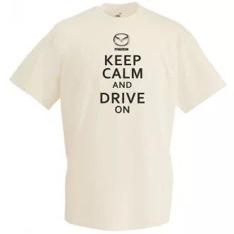 Keep Calm Styled auto fan férfi rövid ujjú póló
