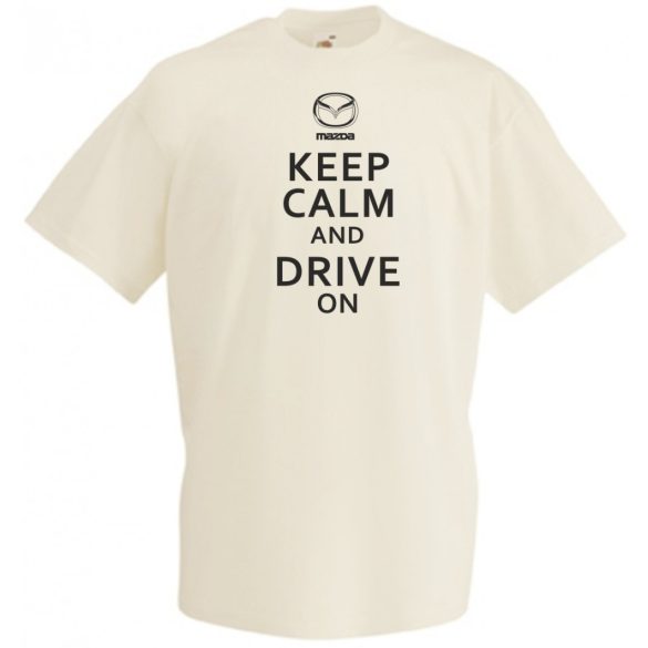 Keep Calm Styled auto fan férfi rövid ujjú póló