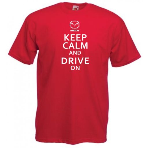 Keep Calm Styled auto fan férfi rövid ujjú póló