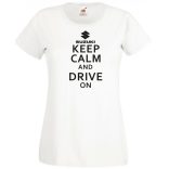 Keep Calm Styled Suzuki autó fan női rövid ujjú póló
