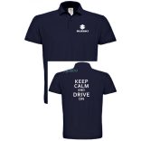Keep Calm Styled auto fan Suzuki galléros férfi póló