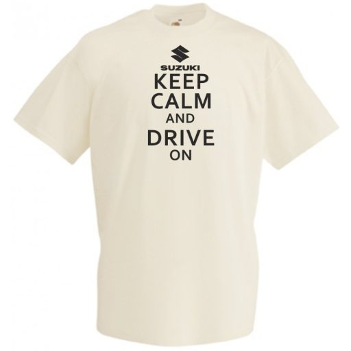Keep Calm Styled Suzuki autó fan férfi rövid ujjú póló