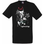 Legendás gitáros ördög - Angust Young férfi rövid ujjú póló