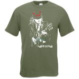 Legendás gitáros ördög - Angust Young férfi rövid ujjú póló