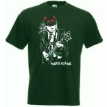Legendás gitáros ördög - Angust Young férfi rövid ujjú póló