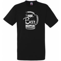   Én el tudom tüntetni a sört, neked mi a szuper erőd? - angol férfi rövid ujjú póló