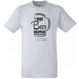 Én el tudom tüntetni a sört, neked mi a szuper erőd? - angol férfi rövid ujjú póló