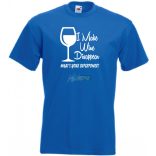 Én el tudom tüntetni a bort - Neked mi a szuper erőd? -B férfi rövid ujjú póló