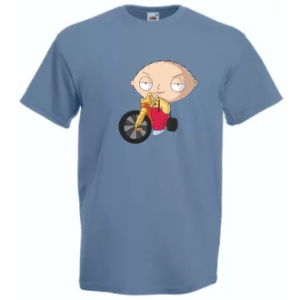 Stewie biciklizik férfi rövid ujjú póló