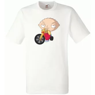 Stewie biciklizik férfi rövid ujjú póló