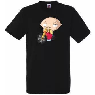 Stewie biciklizik férfi rövid ujjú póló