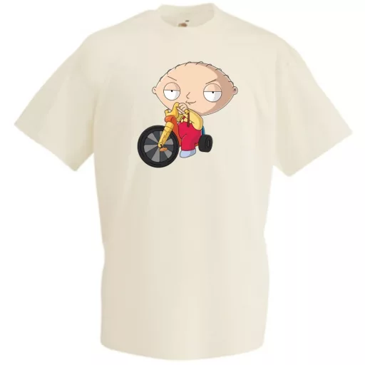 Stewie biciklizik férfi rövid ujjú póló