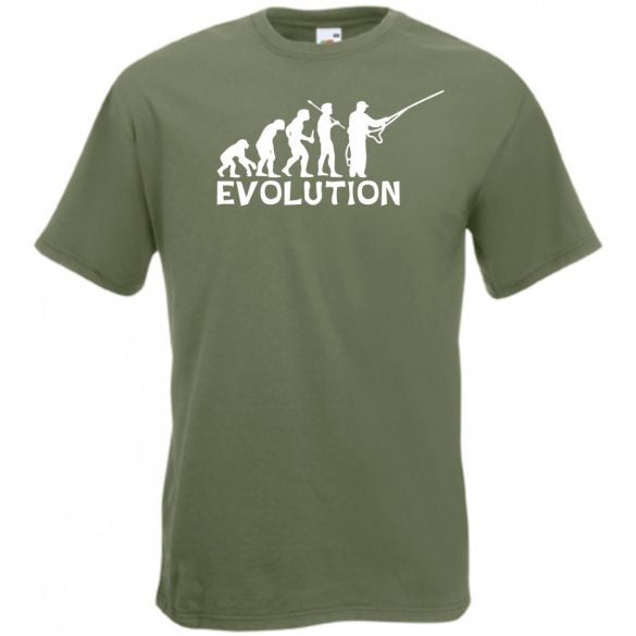 Horgász Evolúció -A férfi rövid ujjú póló