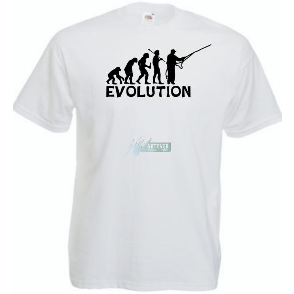 Horgász Evolúció -A férfi rövid ujjú póló