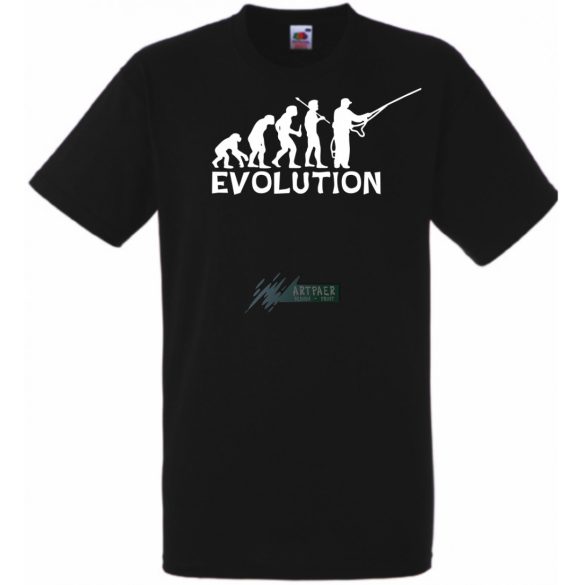 Horgász Evolúció -A férfi rövid ujjú póló