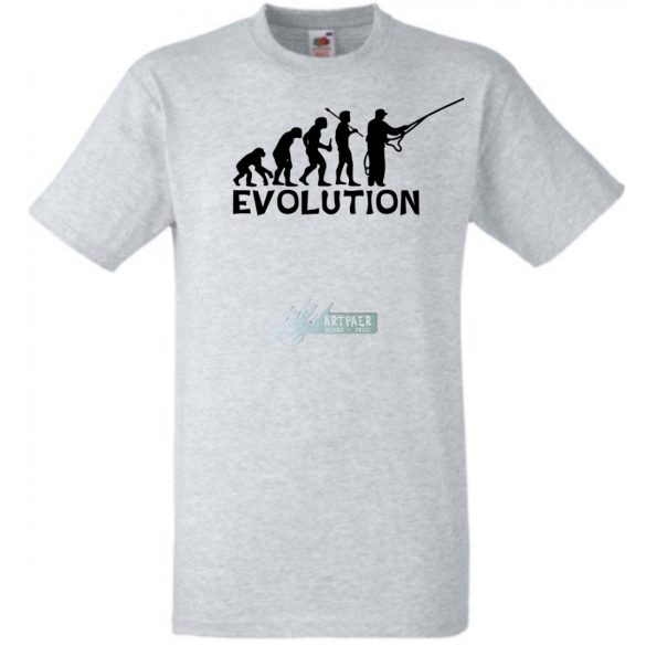 Horgász Evolúció -A férfi rövid ujjú póló