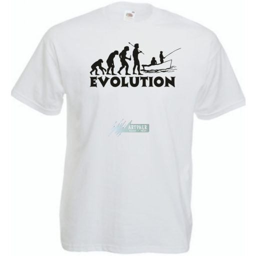 Horgász Evolúció -B férfi rövid ujjú póló