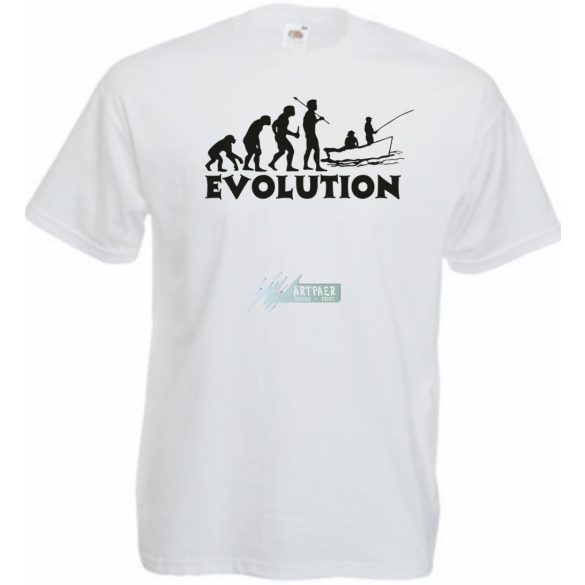 Horgász Evolúció -B férfi rövid ujjú póló