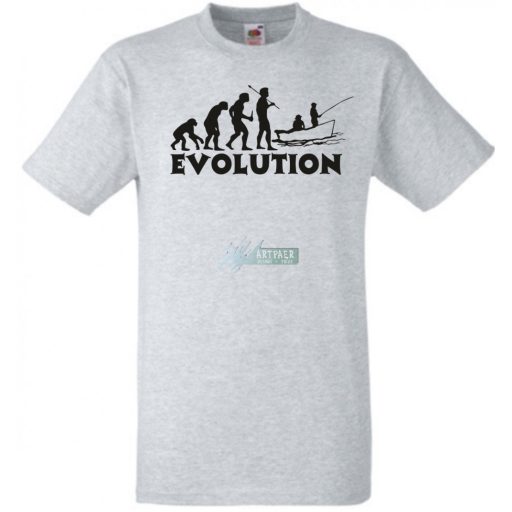 Horgász Evolúció -B férfi rövid ujjú póló