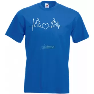 I Love You - EKG -A férfi rövid ujjú póló