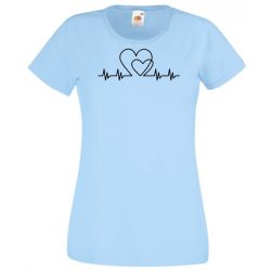 I Love You - EKG -B női rövid ujjú póló