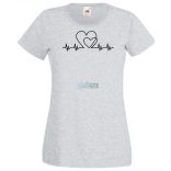 I Love You - EKG -B női rövid ujjú póló