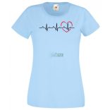 I Love You - EKG -C női rövid ujjú póló
