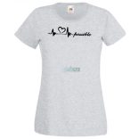 I Love You possible - EKG -D női rövid ujjú póló