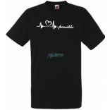 I Love You possible - EKG -D férfi rövid ujjú póló