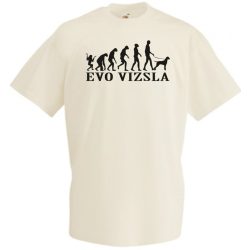 Evolúció vizsla férfi rövid ujjú póló