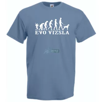 Evolúció vizsla férfi rövid ujjú póló