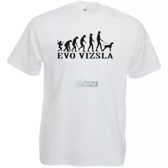 Evolúció vizsla férfi rövid ujjú póló