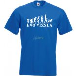 Evolúció vizsla férfi rövid ujjú póló