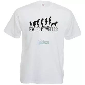 Evolúció Rottweiler férfi rövid ujjú póló